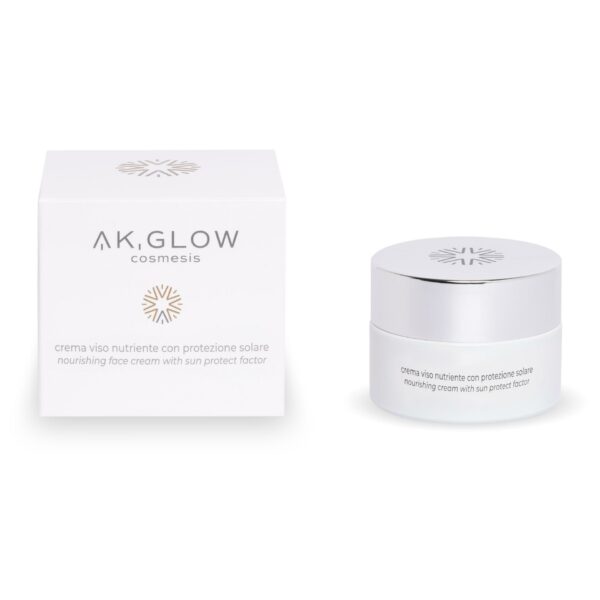 Odżywczy krem do twarzy z filtrem przeciwsłonecznym Crema viso nutriente con protezione solare Nourishing face cream with sun protection 50 ml
